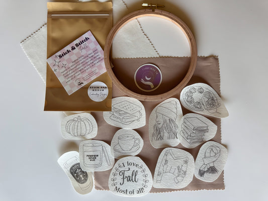 Fall Stick & Stitch Embroidery Pack