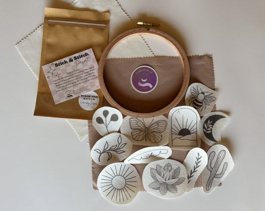Desert Stick & Stitch Embroidery pack