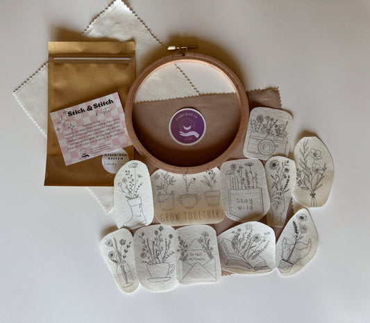Rustic Stick & Stitch Embroidery pack